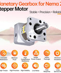 10 To 1 Planetary Gearbox For Nema 23 Stepper Motor 60 To 74 Mm Housing Backlash 15 Arcmin with features on display