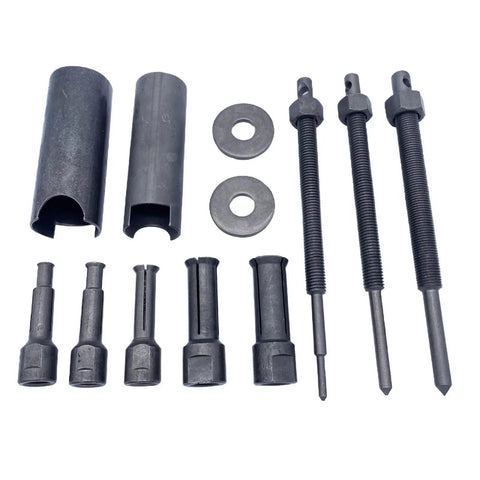 Killer Heavy Duty 12 Piece Bearing Puller Kit For Wheel Hub Inner Hole Extraction With Smooth Inner Race Grip Heads For Fast And Clean No Damage Removal In Any Tight Spot Great For DIY Mechanics On All Cars, 9-23mm steel