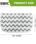 4 Pack Dirt Grip Microfiber Replacement Pads For Steam Mop S1000 Series, 12x6.7 inches, chevron pattern, compatible with S1000 models