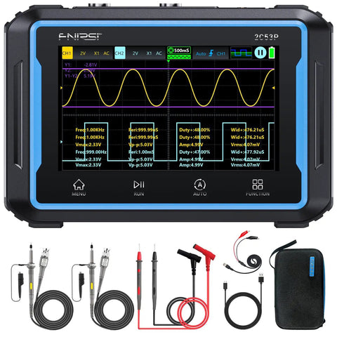 Handheld 2 Channel Oscilloscope Multimeter With DDS Signal Generator 3 In 1 For DIY Folks And Tech Junkies, 4.3 inch screen