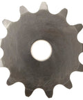 Heavy Duty Double Strand Roller Chain Sprocket For 120 Chain Size With 12 Teeth Type B Hub And 1.5 Inch Bore viewed top side, high carbon steel construction.
