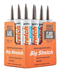 Pack of 12 Big Stretch Acrylic Latex Caulking Sealant For Flexible Waterproof Home Repairs DIY Friendly Pro Grade 10.5 Ounce Cartridge