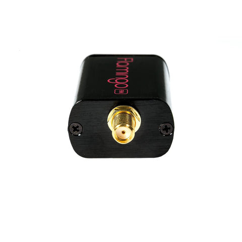 Front view of SDR FM Notch Filter for Interference Free Tuning Strong 40dB Attenuation, featuring SMA connector