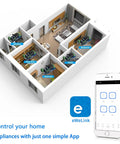 Smart WiFi Relay Module For Home Automation With USB Power 5V 12V 24V 48V Inching Self Lock Remote On Off Switch app demo