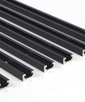 Pro Grade 48 Inch Universal T Track For Woodworking Double Cut Jig Profile With Predrilled Mounting Holes Anodized Aluminum T Track Set Six Pack
