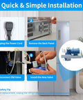 Direct Replacement Refrigerator Water Inlet Valve For GE Refrigerators installation guide with step-by-step instructions