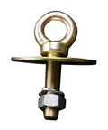 Eyebolt Harness Hardware For Through Floor Belt Mounting 7/16-20 Thread By 1-7/8 Long Drop Forged Steel Cadmium Plated