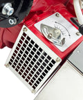 Close-up of the Heavy Duty Waste Oil Heater Furnace Burner With Air Atomizing Tech and Quick Temperature Tweaks.