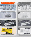 Job Site Tough Portable Industrial Label Printer With 1 Inch Print Head And Bluetooth, showcasing thermal transfer and labels.