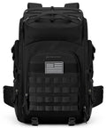 Tactical Backpack For Men 40L Water Resistant With Molle System For Hiking Camping And Gym, Rugged Large Capacity Gear Organizer Black