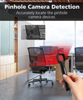 Using G6 Sport Anti Spy Hidden Camera Detector With 7 Level Sensitivity RF Signal Bug And GPS Tracker Detector in an office