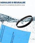 Heavy Duty Wet Dry Vacuum Filter Bags For Two And A Half To Five Gallon Shop Vacs Fits Stinger Workshop WS01025F image with water