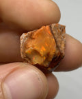 Raw Fiery Jalisco Mexican Fire Opal Stone For Jewelry Making Multicolor Natural Opal Rough Gem With Size 18mm By 16mm By 9mm