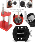 Pro Grade Watchmaker Hand Presser Lifter Tool Set With 7 Plastic Tips For Pressing, Lifting And Removing Watch Hands Without Scratching Dials