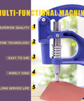 Heavy Duty Hand Press Eyelet Grommet Machine Kit With Dies, 3000 Pcs Grommets In 3 Sizes, showcasing durability and ease of use.