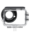 Underwater Dive Case Built For GO Ultra Action Camera Waterproof To 197ft 60m Glass Lens Protection Secure Buckle Lock Front View