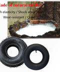 Heavy Duty Caster Wheels Set Of 4 Roll Like Butter With Dual Thrust Bearings Solid As A Rock Rubber Tires, made of natural rubber.