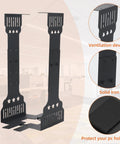 Hella Sturdy Under Desk Computer Mount Gonna Lock Your Main Rig Tight Fits Most Mid Size Cases Supports 77 pounds solid iron construction