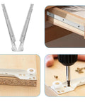 Two Pack 16 Inch Bottom Mount Drawer Slides For Cabinet And Furniture With Detachable Rails And Heavy Duty Ball Bearing