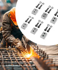 Zguzmcmk Electric Rebar Cutter Blades Hydraulic Steel Cutting Machine Accessories 25 Mm Diameter with hexagon screws and washers.