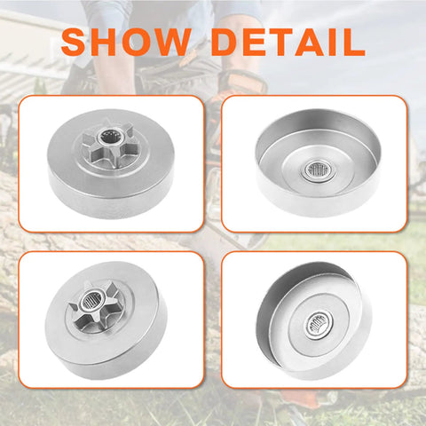 3/8-6T Spur Sprocket Drum Clutch Assembly Kit For Husqvarna 120 136 141 235 235E 240 Chainsaws Kit