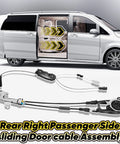 Power Slide Sliding Door Cable Assembly For Sienna Left Driver Side 2011 To 2020 OEM Part Number 8501608011 Replacement Cable Fits 8501608010
