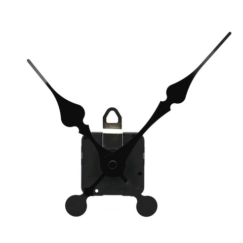 Quartz Wall Clock Movement Mechanism Replacement Kit For DIYers Repairs Silent Sweep Long Hour And Minute Hands Fits Dials Up To 40 Cm Diameter 2-6 mm Shaft Easy Install For Handy Home Crafters