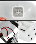 Electric Fuel Pump Module Assembly With Sending Unit Compatible With Acura TSX 2009-2014, Honda Accord 2008-2012, Crosstour 2012 2.4L L4 Fuel System Replacement connector details