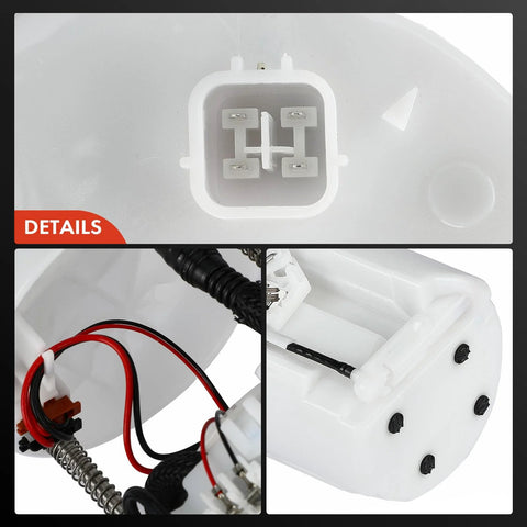 Electric Fuel Pump Module Assembly With Sending Unit Compatible With Acura TSX 2009-2014, Honda Accord 2008-2012, Crosstour 2012 2.4L L4 Fuel System Replacement connector details