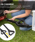 Heavy Duty Steel Utility Garden Cart Hauls Up To 1000 Pounds With Removable Sides 13 Inch Pneumatic Tires And Convertible Pull Or Tow Handle