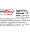 Ultra Lightweight Brushless Cordless Drill Featuring Four Speeds And Mechanical Torque Control with Bosch battery compatibility.
