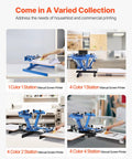 One Color One Station Silk Screen Printing Press For Tees And Garments, featured in a varied collection, adjustable tension, DIY use