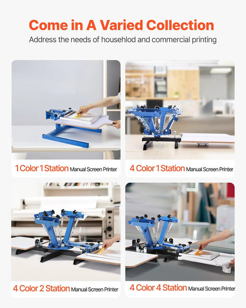 One Color One Station Silk Screen Printing Press For Tees And Garments, featured in a varied collection, adjustable tension, DIY use