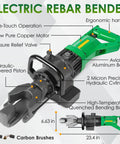 Top Rated Yixbizhu 900W Electric Rebar Bender For Steel Rods 6 To 16mm with ergonomic handle and carbon brushes.