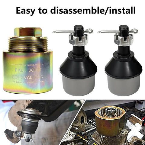 Heavy Duty Ball Joint Kit With Tool And Bracket For ATV And UTV Models Including Sportsman Ranger Ace Magnum Scrambler Trail Blazer Trail Boss Xpedition And More Fits 2x4 And 4x4 Versions Durable Upgrade, ball joint remover tool kit
