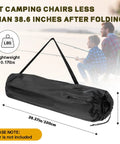 Tough Folding Chair Carry Bag For Camp Chairs Fits Most Standard Portable Lawn Chairs Tear Resistant Storage Sleeve