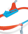 Rapid Raceway Champion Drag Race Track Set With Start Gate For Quick Countdown Side By Side One On One Racing Multi Car Launcher