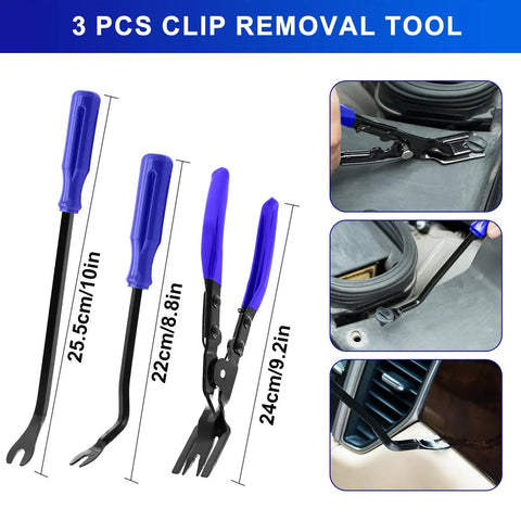 13 Piece Precision Hook And Pick Tool Set With Clip Removal Plier Rivet Puller Fastener Remover Telescoping Magnetic Pickup Gasket Scraper