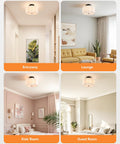 Three Light Semi Flush Mount Ceiling Light Fixture In Black Finish With White Fabric Drum Shade in various rooms