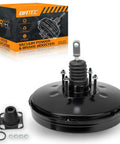 Heavy Duty Vacuum Power Brake Booster For Ford Edge And Lincoln MKX 2011 To 2015, 10.98in steel diaphragm component.
