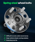 Rear Wheel Bearing Hub Assembly With ABS For Hyundai Elantra 2007 2008 2009 2010 2011 2012 5 Lug 512340 fits both sides