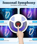 Dope High Frequency 45kHz Ultrasonic Jewelry Cleaner With 200Ml Tank shown in use with four cleaning modes for rings