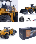 1 To 14 Scale RC Loader With Electric Lifting System, Dope Realistic Lights And Sound, 2 4G 10CH Radio Control box and accessories