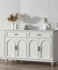 White cabinet with six and a quarter inch black and gold cabinet handles set of ten for kitchen cabinets dressers and wardrobes.