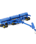 Realistic Dope One Sixty Four Scale Landoll 5532-30 Grain Drill Model Replica with diecast body and rubber wheels in blue