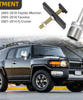 FITMENT CV axle bearing puller tool kit for Toyota 8-inch front differential; includes cross-bar puller and metal sleeve
