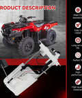 Direct Fit Fuel Pump Assembly Replacement For Honda TRX420 2014-2021 with specifications and a red Honda ATV