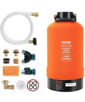 Portable 16,000 Grain RV Water Softener With Three Quarter Inch Brass Fittings And Forty Two Inch Hose included components