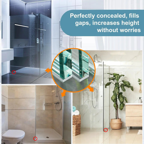 Bulk 200 Clear Plastic Setting Blocks For Glass Shower And Mirrors One Eighth Inch Thick By One Quarter Inch Wide By Two Inch Long Shims For Window Or Bathroom Mounting And Kitchen Projects used under glass shower panels
