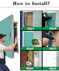 Installation guide for Tough Recessed Access Door 3 Pack With Solid Aluminum Frame Paintable Inspection Panel.